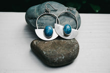 Load image into Gallery viewer, Estevia Turquoise & Sterling Silver Earrings