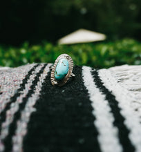 Load image into Gallery viewer, Sterling Silver and Kingman Turquoise Rise II Ring
