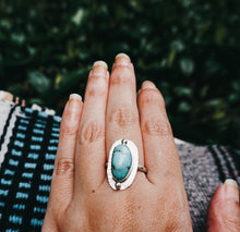 Load image into Gallery viewer, Sterling Silver and Kingman Turquoise Rise II Ring