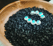 Load image into Gallery viewer, Opposites Attract Mixed Turquoise Posts