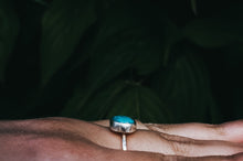 Load image into Gallery viewer, White Water Turquoise Stacker Ring