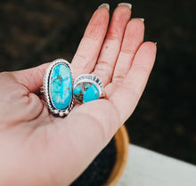 Load image into Gallery viewer, Turquoise Sunrise Ring in Sterling Silver