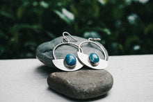 Load image into Gallery viewer, Estevia Turquoise &amp; Sterling Silver Earrings
