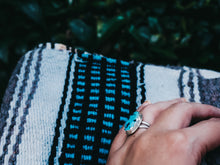 Load image into Gallery viewer, Sterling Silver and Turquoise Love Ring
