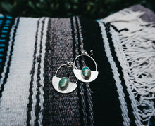 Load image into Gallery viewer, Estevia Earrings in Green Kingman Turquoise
