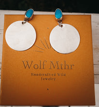 Load image into Gallery viewer, Kingman Circle Dangle &amp; Post Earring
