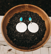 Load image into Gallery viewer, Kingman Circle Dangle &amp; Post Earring
