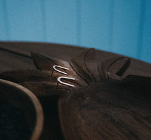 Load image into Gallery viewer, Gold Hammered Arches Earrings
