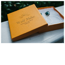 Load image into Gallery viewer, ISSA Sterling Silver and Turquoise Hoops
